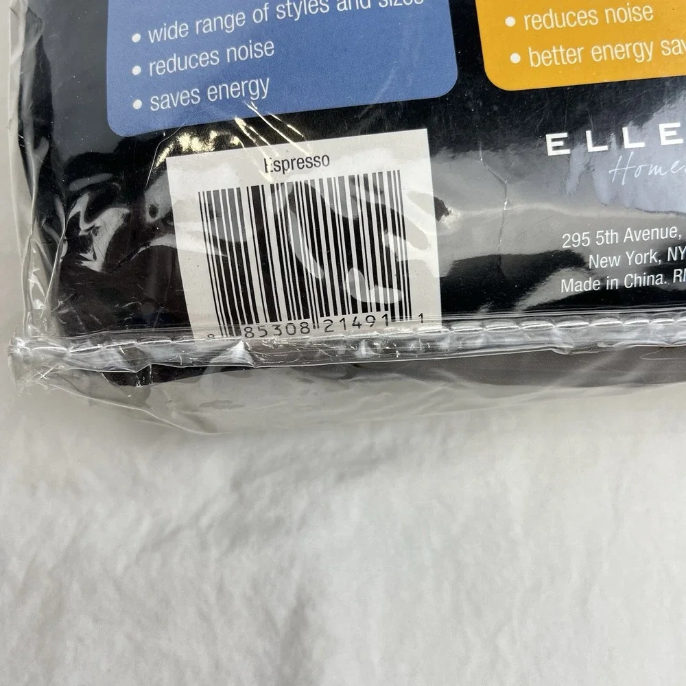 Lot Of 2 Eclipse Window Curtain Panels Espresso Brown 52x84 Blackout Thermalayer